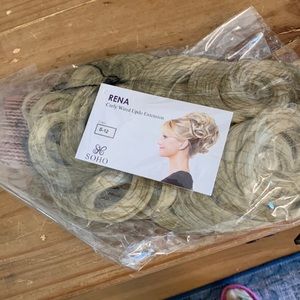 Brand new Rena by Soho curly wired updo extensions